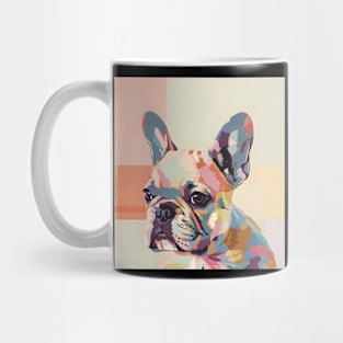 Retro French Bulldog: Pastel Pup Revival Mug